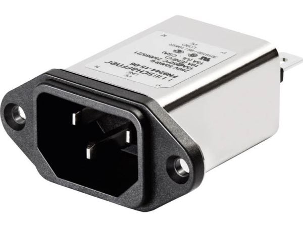 Schaffner FN9244-6-06 Nätfilter med IEC-anslutning 250 V/AC 6 A 48 x 22,5 mm 1 st