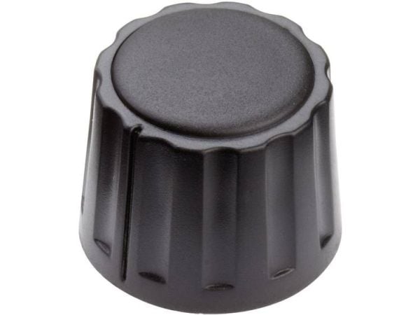 Mentor 4332.6000 4332.6000 Nuppi Musta (Ø x K) 20 mm x 15 mm 1 kpl 1 kpl