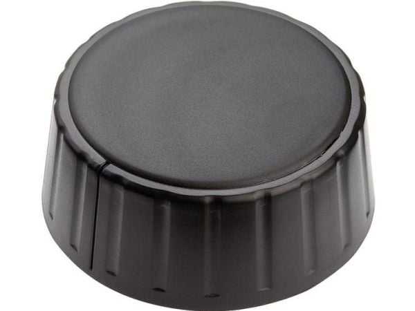 Mentor 4335.6000 Nuppi Musta (Ø x K) 48 mm x 19 mm 1 kpl 1 kpl