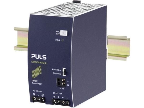 PULS CPS20.481 Kiskovirtalähde, kytkentävirtalähde, DIN-virtalähde 48 V/DC 10 A 480 W (CPS20.481)