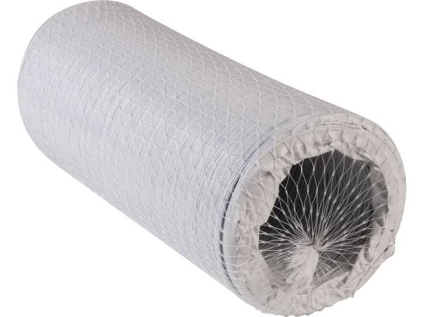 Wallair N52817 fleksibel spiralslange i plast (Ø x L) 10,2 cm x 3 m, hvit