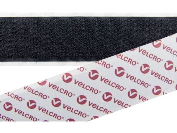 VELCRO® E08810033011425 Tarrakiinnike liimasidontaan Nasta (L x S) 25000 mm x 100 mm Musta 25 m