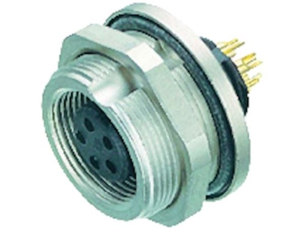 BINDER 09-0408-80-03, 4 A, 125 V, Hunstik, metallinen, IP67
