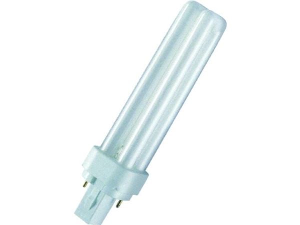 Osram Dulux D, 26 W, G24d-3, T11, 10000 timer, 1800 lm, Kjølig hvit