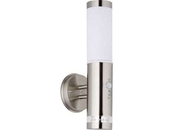 Brilliant Bole - Vegglampe - 1 sokkel - E27 - rustfritt stål