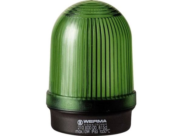 Werma Signaltechnik Merkkilamppu 210.200.00 210.200.00 Vihreä vakiovalo 12 V/AC, 12 V/DC, 24 V/AC, 24 V/DC, 48 V/AC, 48 V/DC, 110 V/AC, 230 V/AC