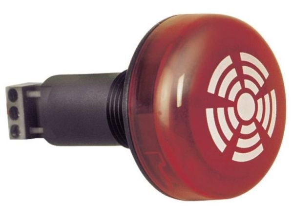 Werma Signaltechnik Kombi-signalgiver LED 150.100.68 Rød Konstant lys 230 V/AC 80 dB