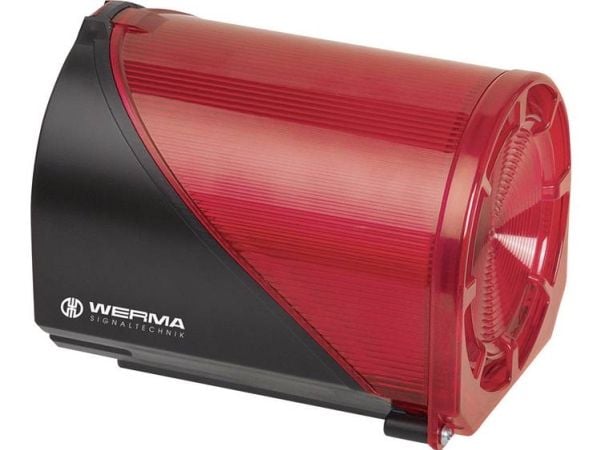 Werma kombisignalgivare röd 24 V AC/DC, 110 dB