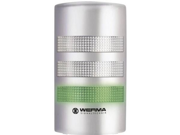 Werma FlatSIGN, Vihreä, Punainen, Keltainen, 50000 h, Polykarbonaatti (PC), -30 - 50 °C, IP65, 24 V