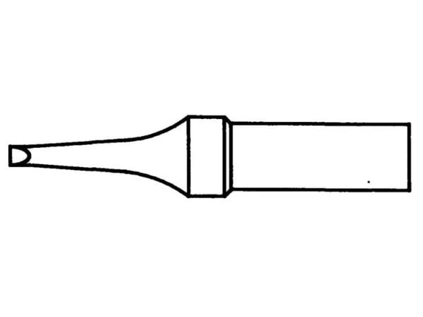 Weller ET R, Loddespiss, Weller, WEP 70, 1 stykker, 1,6 mm, 34,5 mm