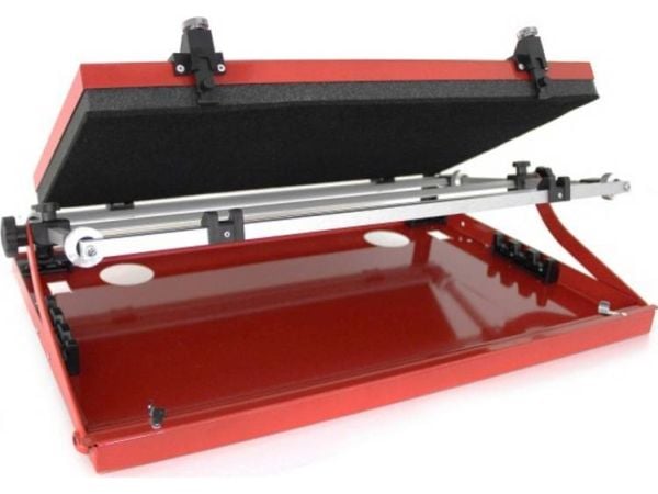 Ideal-tek PCSA-2, Musta, Metallinen, Punainen, Vaahto, Kumi, 350 mm, 620 mm, 100 mm