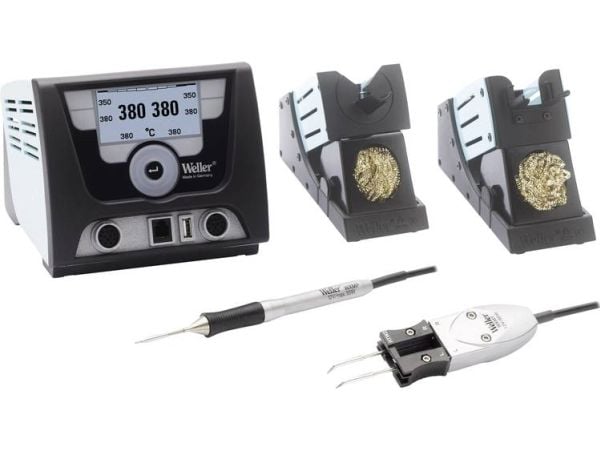 Weller WX 2021 Set, 2 kanaler, 2 °C, 100 °C, 550 °C, 255 x 128 pixel, 200 W