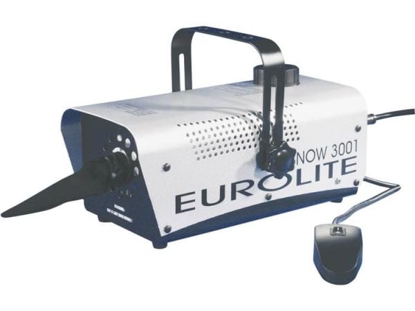 Eurolite Snow 3001 snømaskin inkl. monteringsbøyle, inkl. kabel-fjernkontroll
