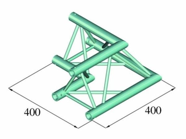 Alutruss DECOLOCK DQ3-PAC21 3-punkts travershjørne 90°