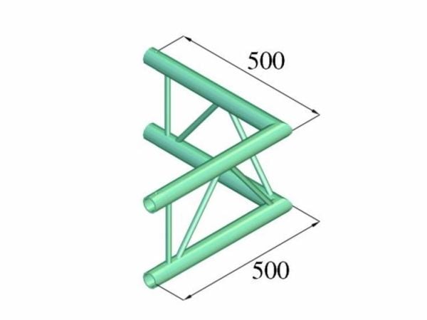 Alutruss BILOCK BQ2-PAC21V 2-punkts travershjørne 90°