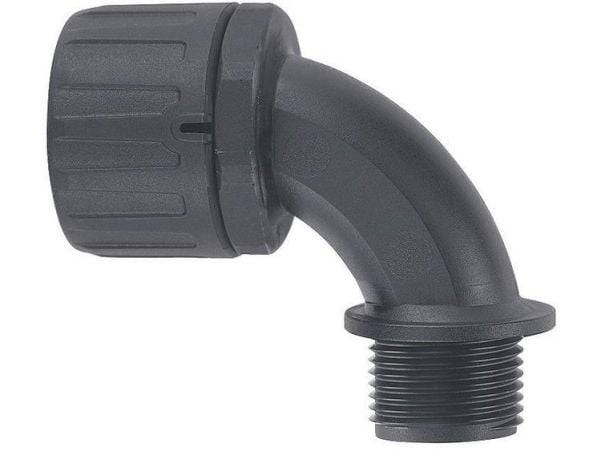 LAPP 55506545 SILVYN® FPAG-M32x1,5 90° Letkuliitin Musta M32 28,10 mm 90° 1 kpl 1 kpl