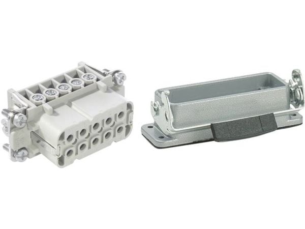 Lapp EPIC KIT H-A 10 BS Ag, Ruuvi, Upotus, 0.5 - 2.5 mm², 4 mO, 4 kV, 600 V
