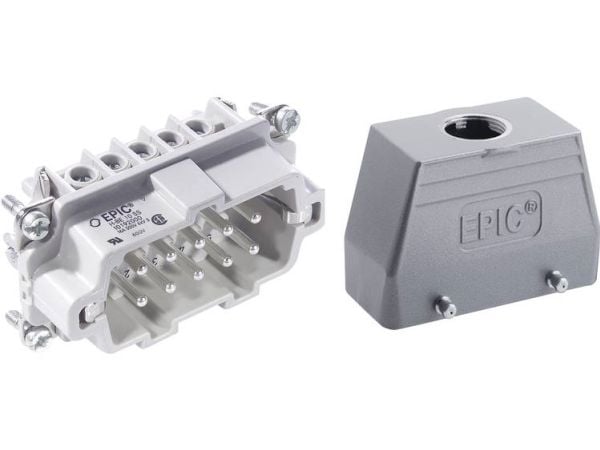 Lapp EPIC Kit H-BE 10 SS TG M25, Ruuvi, Upotus, 0.5 - 2.5 mm², 6 kV, 600 V, IP65