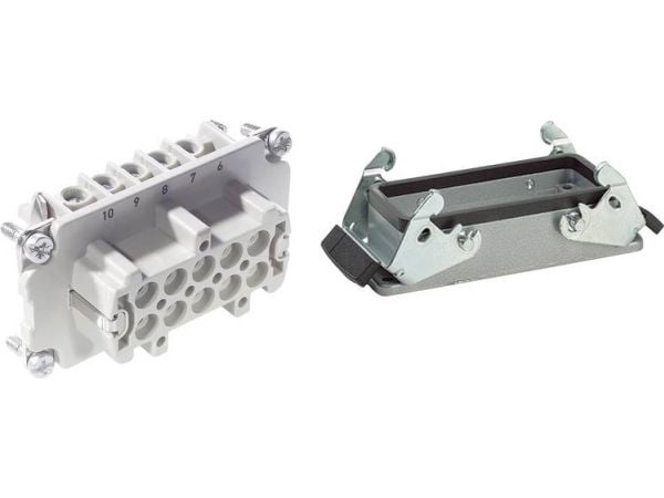 Lapp EPIC Kit H-BE 10 BS AG, Ruuvi, Upotus, 0.5 - 2.5 mm², 2 mO, 6 kV, 600 V