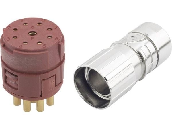EPIC® M23 liitin 8 + 1 napainen sarja 75009698 EPIC® KIT M23 D6 8+1-POL FEMALE LAPP Sisältö: 1 sarja