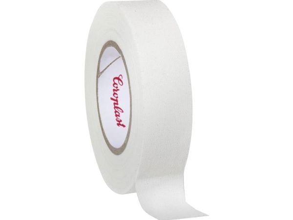 Coroplast 16538 tekstiltape hvit (L x B) 10 m x 19 mm 1 stk