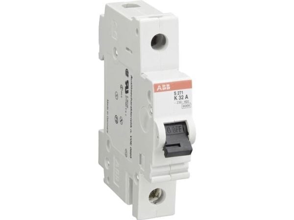 ABB S201-K16 – Automaattinen pääkatkaisija (asennettavissa DIN-kiskoon) – AC 230/400 V