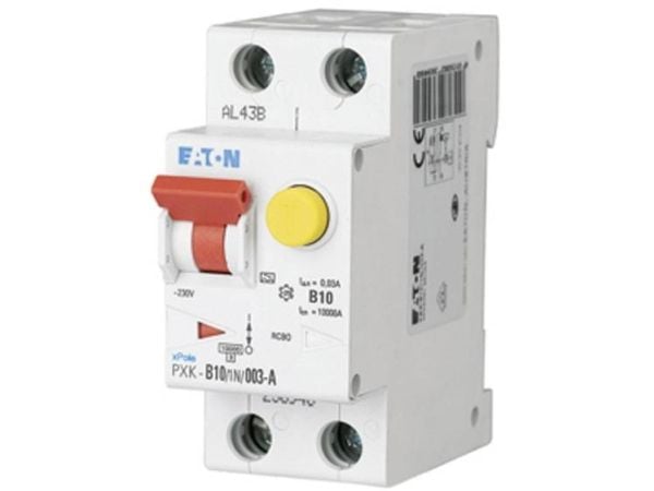 Eaton RCD-virtakatkaisija/virtakatkaisija 2-napainen 10 A 230 V 236946 (236946)