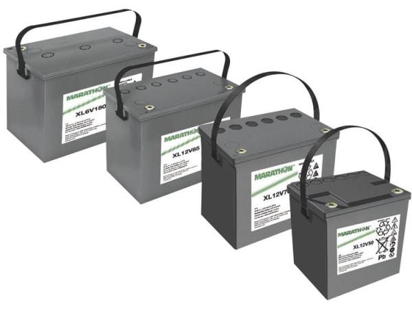 GNB Marathon XL12V70 blybatteri 12 V 66.6 Ah blyfleece 262 x 223 x 172 mm M6 skrutilkobling vedlikeholdsfritt