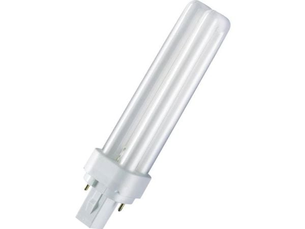 Osram DULUX, 10 W, G24d-1, 10000 h, 600 lm, Lämmin valkoinen