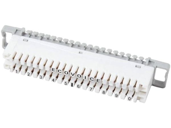 EFB-Elektronik LSA-kytkentäkaistale 2/10-10DA värikoodilla (46005.1F)