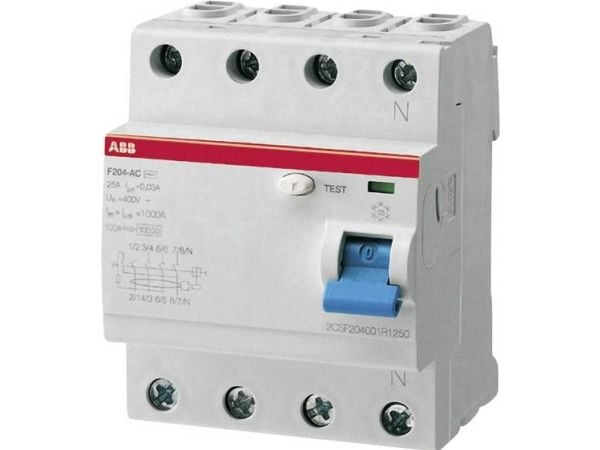 ABB 2CSF204101R1400, Vikavirtasuoja, Tyyppi A, 230 - 400 V