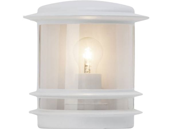 Brilliant Hollywood 47880/05 utendørs vegglampe spare-/LED (RGB) E27 60 W hvit