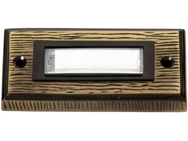 Heidemann 70301 Ovikellokilpi nimikilvellä Simple Bronze 24 V/1 A