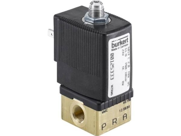 Bürkert Suoraohjattu venttiili 125333 6014 24 V/DC Runkomateriaali Messinki Tiivistemateriaali FKM 1 kpl Bürkert Suoraohjattu venttiili 125333 6014 24 V/DC Runkomateriaali Messinki Tiivistemateriaali FKM 1 kpl