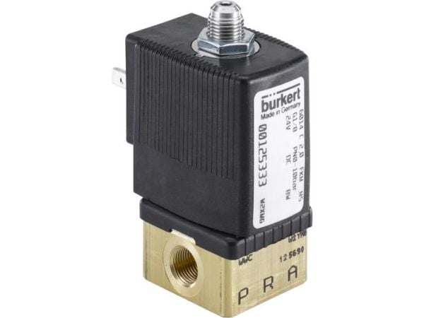 Bürkert Suoraohjattu venttiili 125342 6014 230 V/AC Runkomateriaali Messinki Tiivistemateriaali FKM 1 kpl Bürkert Suoraohjattu venttiili 125342 6014 230 V/AC Runkomateriaali Messinki Tiivistemateriaali FKM 1 kpl