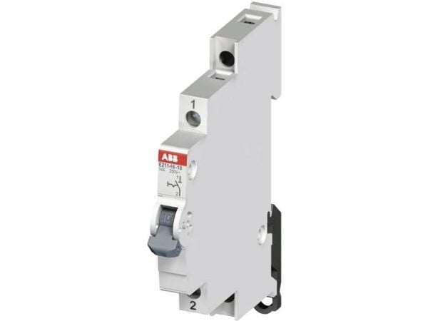 ABB E211-16-20, harmaa, IP20, EN60669-1 EN60669-2-4 IEC/EN60947-3 IEC60068-2-2 IEC60068-2-1 IEC60068-2-30 VDE0632-1 VDE0632-1 VDE4-063... , 250/400...