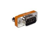 MicroConnect Mini - Hann-hunnveksler - DB-9 (hann) til DB-9 (hunn)
