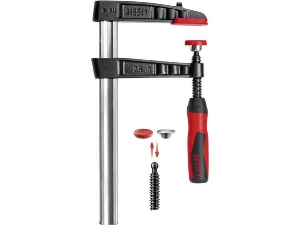 BESSEY TG60S12-2K, Bar klemme, Støpejern, Plast, 60 cm