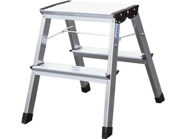 Monteringsstige i aluminium, sammenleggbar arbeidshøyde maks. 2,45 m MONTO Treppy (130013)