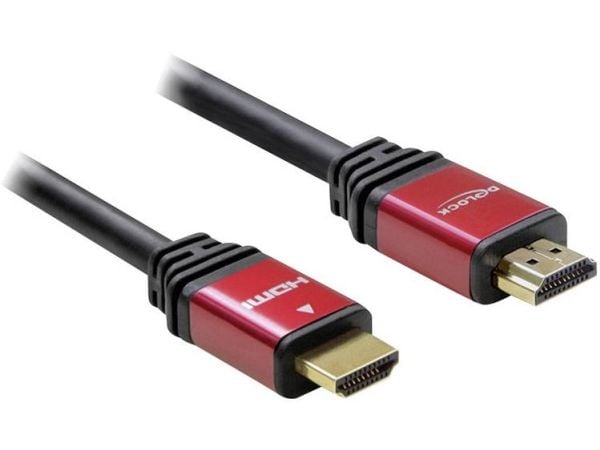 Delock - HDMI-kabel - HDMI hann til HDMI hann - 3 m