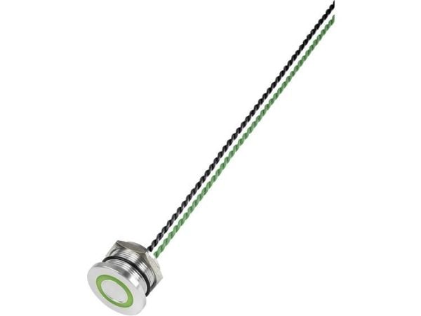 TRU COMPONENTS PS223P10Y01G24T Piezopainike Vihreä (Ø) 28 mm 1 kpl 1 kpl