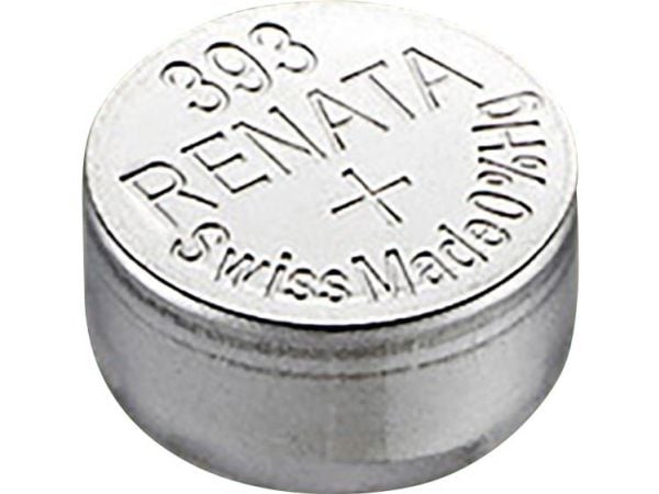 Renata knappcellebatteri 393 1,55 V (1 stk) 80 mAh Sølvoxid SR48 kompatibel courant fort
