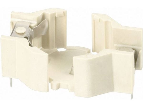 Renata knappcelleholder 1x 357, LR 44, horisontal THT gjennomstikksmontering 19.9 x 12 x 7.4 mm (701133)