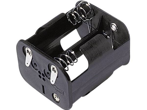 Batterirom modell L for 4 C (R14)-batterier