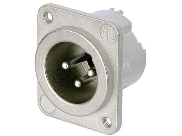 Neutrik NC3MD-LX-M3, XLR, Aluminium, Sølv/nikkel, IP40, 2,5 mm², 1500 V