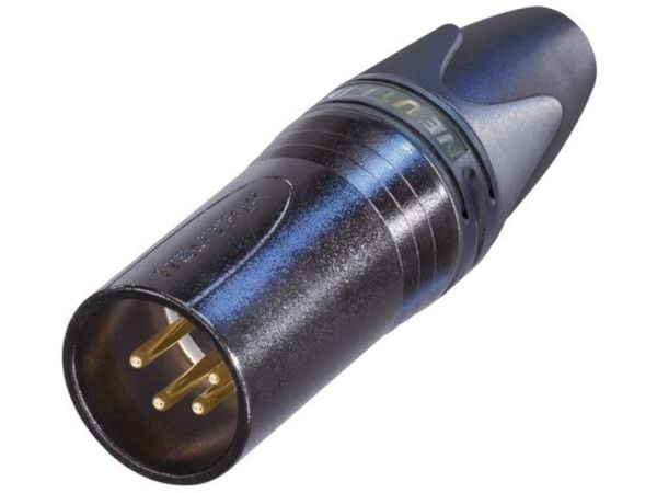 Neutrik NC4MXX-B, XLR, Sort, Gull, -30 - 80 °C, 19 mm