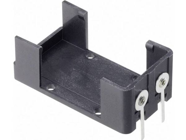 Keystone Electronics batteriholder 1294 for 1x9 V blokk, THT, 54 x 29 x 20 mm
