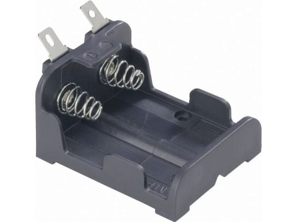 MPD BH223-L batteriholder 1 CR-P loddetilkobling (L x B x H) 47 x 38 x 26 mm
