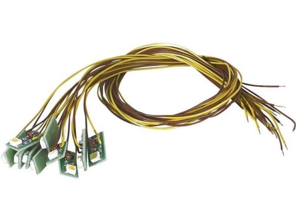 Viessmann Modelltechnik 6008 innvendig belysning til bygninger beboelseshus med LED passer til: byggning hvit 1 sett