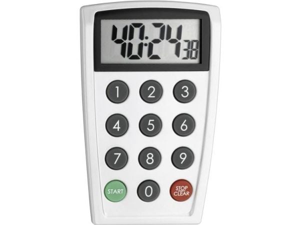 TFA Dostmann 38.2026 Ajastin Sølv digitaalinen